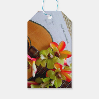 Étiquettes-cadeau Noël hawaïen