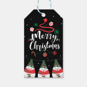 Étiquettes-cadeau Noël Jingle Bells Joyeuse Salutations Collection