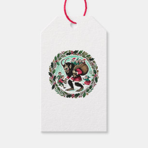 Étiquettes-cadeau Noël Krampus