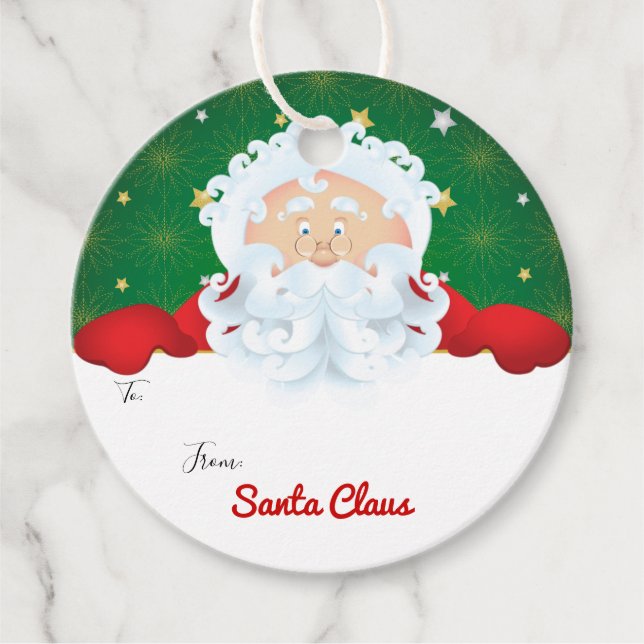 Étiquettes Cadeau Noël Noël Noël cadeau de Noël (Devant)