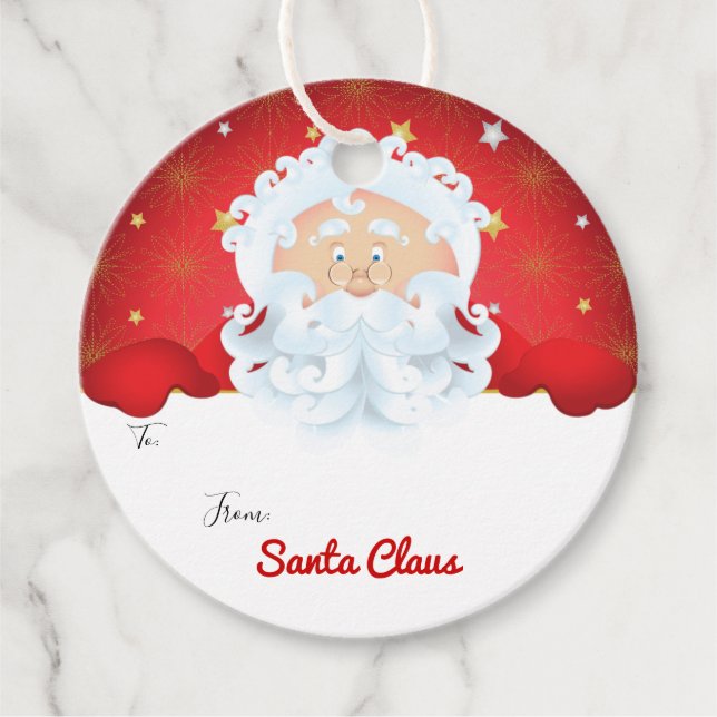 Étiquettes Cadeau Noël Noël Noël cadeau de Noël (Devant)