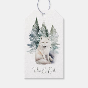 Étiquettes-cadeau Noël Renard des Bois