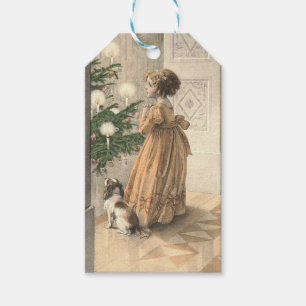 Étiquettes-cadeau Noël victorien Retro Vintage Holiday