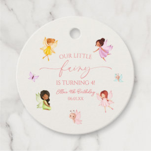 Étiquettes Cadeau Notre Fée Fée Enchantée Fées Anniversaire