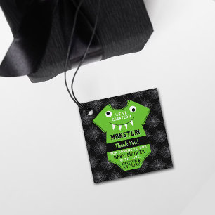 Étiquettes Cadeau "Nous avons créé un monstre" Baby shower Halloween