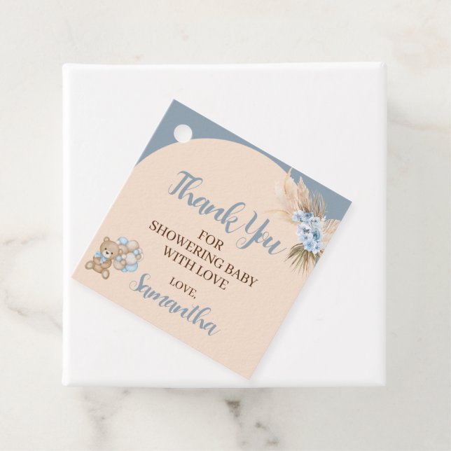 Étiquettes Cadeau Nous pouvons attendre prématurément Baby shower ga (En situation)