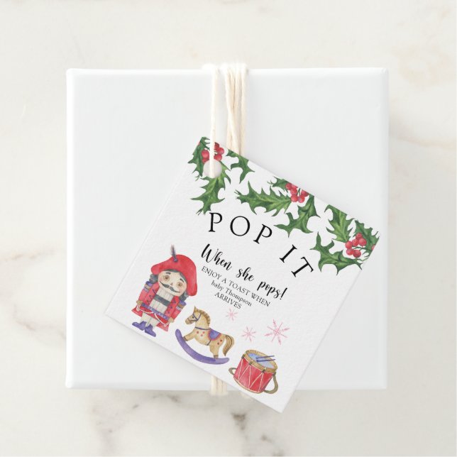 Étiquettes Cadeau Nutcracker - Pop it! (En situation)