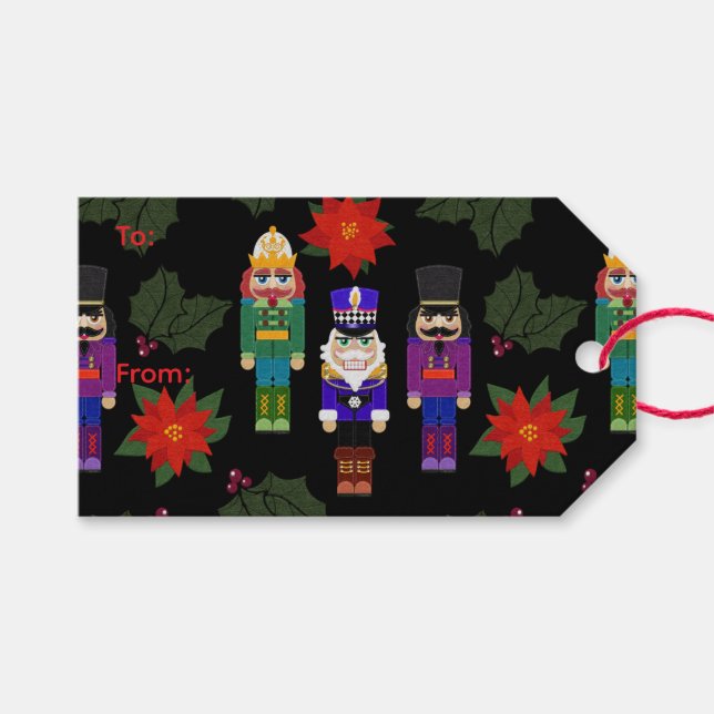 Étiquettes-cadeau Nutcrackers Christmas Gift Bag (Devant (Horizontal))
