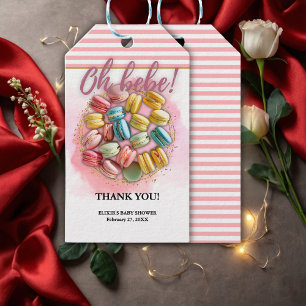 Étiquettes-cadeau Oh bebe French Patisserie Baby shower