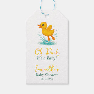 Étiquettes-cadeau Oh canard, c’est un bébé ! Beau Baby shower