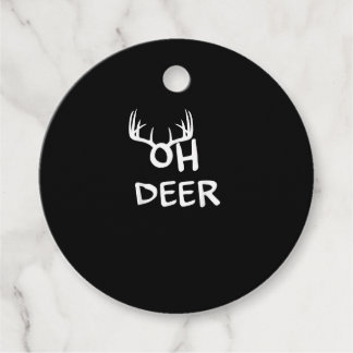 Étiquettes Cadeau Oh Cerf Chasseur Décoration Extérieure Rustique