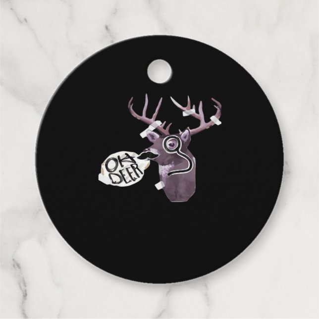 Étiquettes Cadeau Oh Deer Creative Signature Design (Devant)