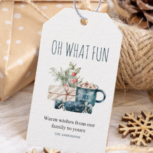 Étiquettes-cadeau Oh, quel plaisir Tags cadeaux de Noël