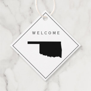Étiquettes Cadeau Oklahoma Welcome Bag Cadeau Tag Mariage Week-end