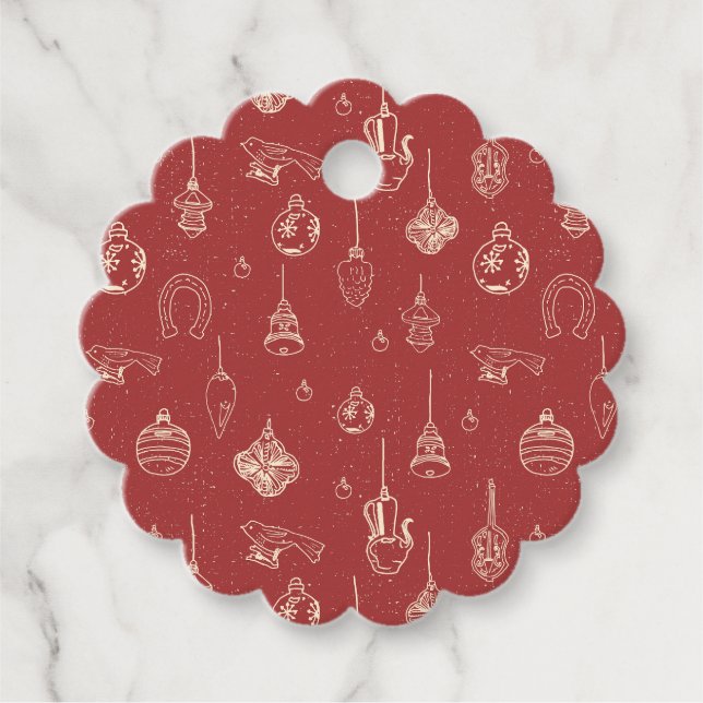 Étiquettes Cadeau Old-fashioned gift tag (Devant)