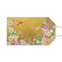 Opulence Gold Floral Colibri