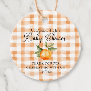 Étiquettes Cadeau Orange Blossom Bliss Little Cutie