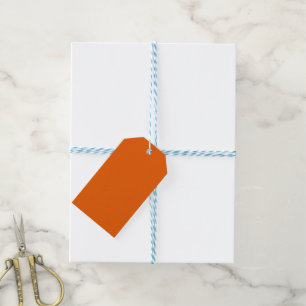 Étiquettes-cadeau Orange uni