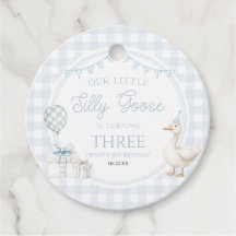 Our Little Silly Goose Blue Birthday Party