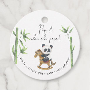 Étiquettes Cadeau Ours en peluche Pop it quand elle fait popping sho