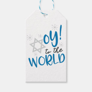 Étiquettes-cadeau Oy to the World