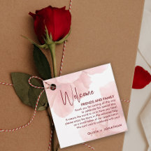 Panier cadeau Mariage de fleurs d'aquarelle