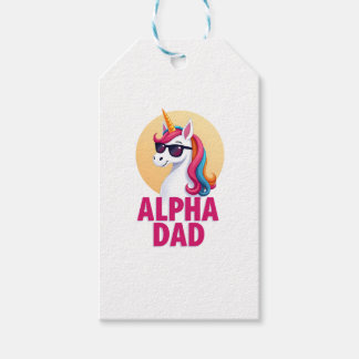 Étiquettes-cadeau Papa licorne drôle Laufey hommes Fête des pères No