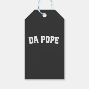 Étiquettes-cadeau Pape Léon XIV Église chrétienne Da Pope Da