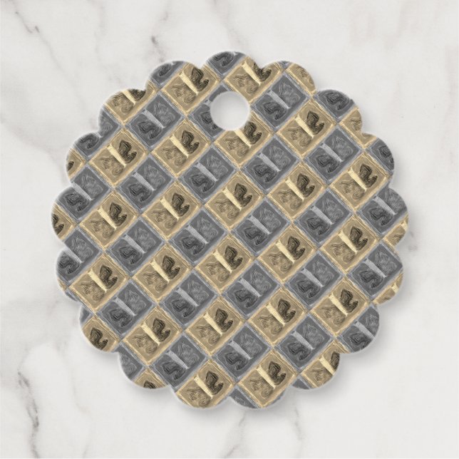 Étiquettes Cadeau Papillon coloré | Half Drop | Tourner | (Devant)