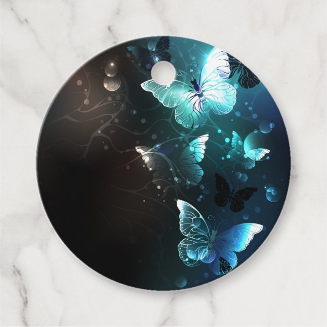 Étiquettes Cadeau Papillons de nuit (Devant)