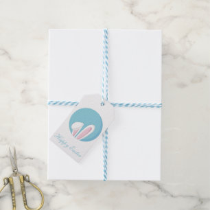 Étiquettes-cadeau Pâques Joyeuses Parfaites, Lapin