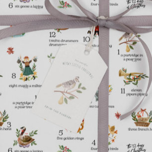 Étiquettes-cadeau Parbande 12 Jour de Noël