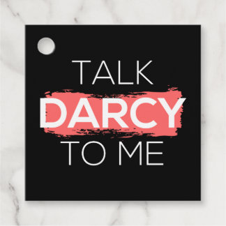 Étiquettes Cadeau Parle Darcy à moi I