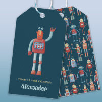 Parti Anniversaire de enfant robot mignon Merci Fa