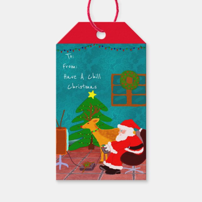 Étiquettes-cadeau Passez un bon Noël (Devant)
