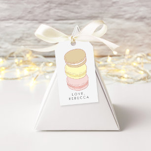 Étiquettes-cadeau Pastel French Macarons