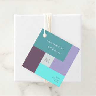 Étiquettes Cadeau Pastel moderne | Balises de produit personnalisées