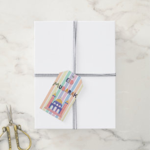 Étiquettes-cadeau Pastel Rainbow Eid Mubarak Eid Tags cadeaux