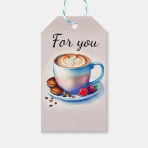 Étiquettes-cadeau Pâte à café