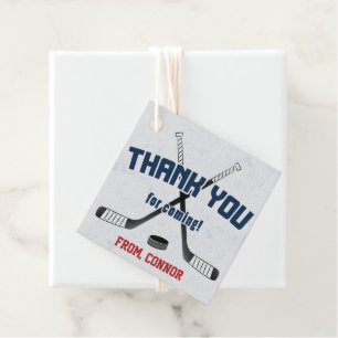 Étiquettes Cadeau Patinoire de hockey sur glace patinoire Anniversai
