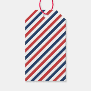 Étiquettes-cadeau Patriotique Rouge Blanc et Bleu