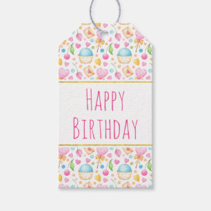 Étiquettes-cadeau Patters de Hearts and Muffins