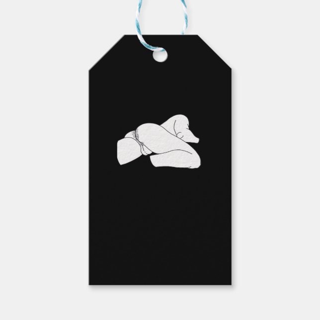 Étiquettes-cadeau Peekaboo Classic Funny (Devant)