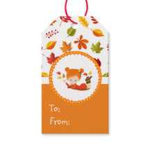 Peint à la main Automne Adorable fille