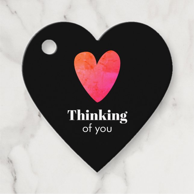 Étiquettes Cadeau Penser à toi (Devant)