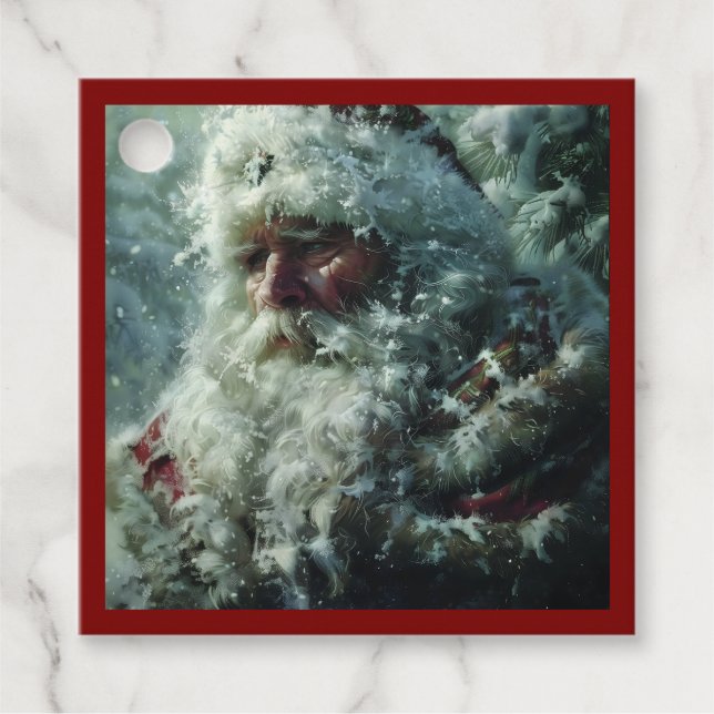 Étiquettes Cadeau Père Noël (Devant)