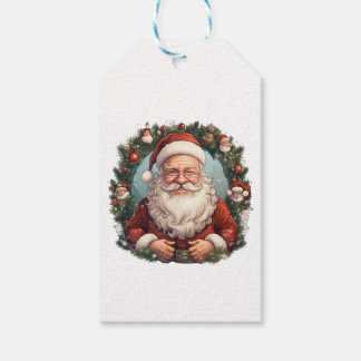 Étiquettes-cadeau Père Noël