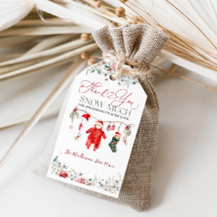 Étiquettes-cadeau Père Noël Baby Christmas Baby shower genre neutre