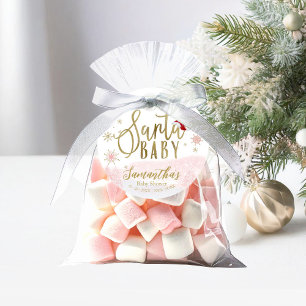 Étiquettes Cadeau Père Noël Baby Christmas Girl Baby shower