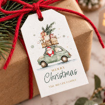 Père Noël de Noël rustique aquarelle